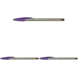 BIC Kugelschreiber Cristal P. Ta 1.6 mm violett (Packung mit 3)