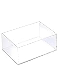 WEKONUMEX Fotografie-Acryltablett, Acryl-Wassertank und Display-Box for Fotografie, transparent,...