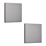 UFURMATE Blindabdeckung, Wandplatte, 8,6 x 8,6 cm, Kunststoff, schraubenlos, doppelte Blindplatte,...