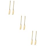 PRETYZOOM 6 Stck. Buttermesser Teilig Goldfarben Butter Käse Creme Cutter Küchenbesteck Vielseitig...