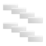 8 Stück Selbstklebetaschen Transparent, Etikettenhalter Selbstklebend, Selbstklebetasche,...