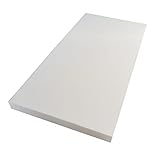 Schaumstoff Schaumstoffplatte Matratze 100cm x 200cm RG 25/44 Höhe 2 cm bis 12 cm Grau Mittelhart...