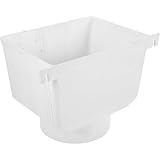 TOYANDONA PVC Fallrohradapter 160mm Regenwassersammler mit Anschluss für Regentonnen und Dachrinnen...