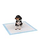 lionto Welpenunterlage Trainingspads Hygieneunterlage für Hunde auslaufsicher 6-lagig, 60x60 cm, 50...