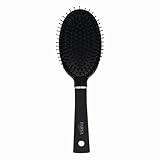 PARSA Beauty Trend Line Haarbürste oval (Schwarz) mit Kunststoffpins – Allround Bürste Haare...