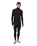 DANISH ENDURANCE Merino Thermounterwäsche Herren mit Reißverschluss, Premium Skiunterwäsche...