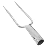 BAZEITFLOW Robuste Gartengabel aus Stahl Austauschbarer Handgriff Starke Bodenbelüftung und...