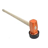 Heitmann & Wittler Hammer Plattenlegerhammer Spezial rund 1000g orange