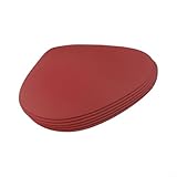 Yhenlovtt PU Leaer Place M Tisch-Set, wasserdicht, waschbar, rund, oval, für Küche, Esstisch und...