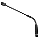 Mikinona Dynamisches Schwanenhalsmikrofon mit 3 Poligem Xlr Stecker Flexiblem Metallschlauch Klarer...