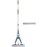 VICASKY Faltbarer Schwammmopp Nass und Trockenwischmopp 34cm Haushalts Bodenwischer für Fliesen...