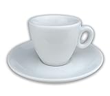 Ikolife, Porzellan, Espressotassen Set - dickwandig – 4-teilig – 59 ml – Made in Italy (2...