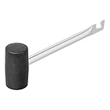 Multibros Camping Hammer Gummi mit Heringszieher – Multifunktionaler Zelt Hammer für Heringe –...