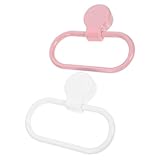 Veemoon 2Stücke Handtuchring Selbstklebend für Badezimmer und Platzsparender Badhandtuchhalter...