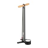 LEZYNE Stahl HV Floor Drive 3,5 High Volume Fahrrad-Standpumpe mit genauem 8,9 cm analogen...