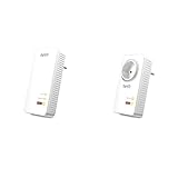 AVM Fritz!Powerline 1240 AX Single Adapter & Fritz Powerline 1220E Adapter (1.200 MBit/s, 2 x...