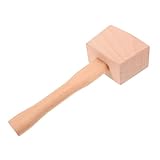 DIKACA Solider Holzhammer aus Massivem Buchenholz Ergonomischer Griff Kratzfeste Oberfläche...