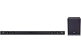 LG SQC2 2.1 Soundbar (300W) mit kabellosem Subwoofer für TVs ab 43 Zoll (Adaptive Sound Control,...