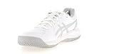ASICS Damen Gel-Dedicate 8 Clay Sneaker, White/Pure Silver, 39 EU