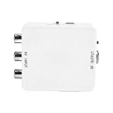 HUSHUI AV-zu-RF-Videoadapter, Videosignalkonverter mit Hoher Bandbreite 1920 X 1080 bei 60 Hz, für...