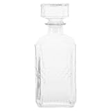 CHILDWEET Wein-dekanter Glas mit Deckel Transparenter Rotwein-dekantierer mit Diamantdesign Robust...