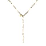 GD GOOD.designs Gliederkette Gold Damen - Wasserfeste Y Kette I Verstellbare Ankerkette aus...