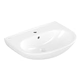 Villeroy & Boch O. Novo Waschbecken mit Hahnloch 60x46x13 cm Weiß Alpin CeramicPlus