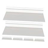 Generisch 6 Stück Transparente Wandregale aus Bruchfestem Kunststoff Schwebendes Sneaker Display...