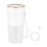 Fenteer Elektrischer Entsafterbecher, Fruchtsaftmixer, 500 ml, USB-Smoothie-Mixer, persönlicher...