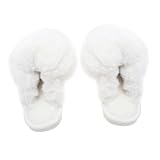 CLISPEED Damen Hausschuhe Warm keeping Plüsch Pantoffeln Weiche Rutschfeste Indoor Slippers Herbst...