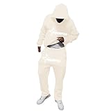 NOFS Jogginganzug Herren Damen Tracksuit 2 Piece Y2K Hip Hop Unisex Trainingsanzug Streetwear Hoodie...