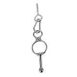 Milisten Edelstahl Pferde Tie Ring mit Sicherheitsverschluss Stabiler Stall Anbindering Vielseitiges...