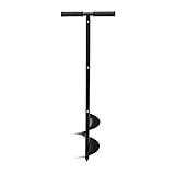 Fichiouy Handerdbohrer für Löcher bis Ø 150 mm, Handerdbohrer mit Verstellbarer Höhe und...