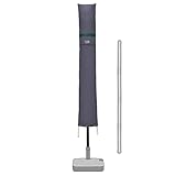 Sekey Sonnenschirm Schutzhülle mit Stab, Abdeckhauben für Ø 300 cm Gartenschirm mit...