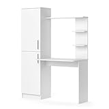 Vicco Schreibtisch Tessa, Weiß, 122.9 x 52 cm