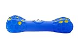 HAPPET Hundespielzeug Knochen 17 cm - Weiches Quietschendes Kau- und Aportieren, Leicht und...