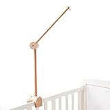 Mobile Halterung Holz für Babybett, Mobile Halterung Wickeltisch für Kinderzimmer-Dekoration,...