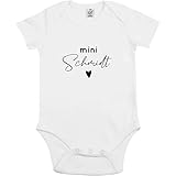 AWASG Baby Body mit Name | Mini 'Nachname' mit Herz | Personalisiertes Geschenk Geburt Neugeborene...