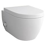 Alpenberger Hänge WC mit Bidet Funktion | Spülrandlose Toilette | WC Deckel mit Absenkautomatik |...