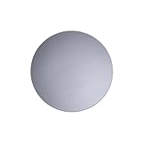 SEWACC Rundes Aluminium Mauspad Metall Oberfläche Glatt rutschfest für PC Laptop Desktop...