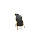 BRASQ Kreidetafel Kundenstopper (55x85cm) Witterungsbeständiger Plakatständer Gehwegwerbeschild im...