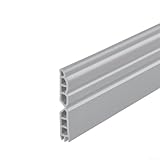 TPE-Türbodendichtungsstreifen, 100 cm, für effektive Wind- und Schalldämmung (grau)