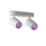 CALEX Smart LED Deckenstrahler, 2-flammig oval, schwenkbar, RGB-Farben & kalt- bis warmweiß Licht,...
