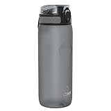 Ion8 Auslaufsichere Trinkflasche Fahrrad, BPA-frei, 750ml, Grau