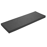 sleepling Bankauflage 150x40 cm dunkelgrau, Sitzkissen Outdoor & Indoor, Bankpolster, Bezug...
