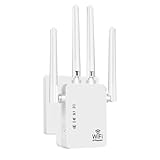 Aenxwa WLAN-Extender-Signalverstärker für bis zu 6.000 m² und 60 Geräte, WLAN Verstärker mit...