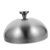 VERDANVERSE Edelstahl Steak Dome Kuppel Rund Anti Spritz Abdeckhaube für Grillplatten und...