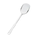 JECOMPRIS Edelstahl Kochschaufel Großzügig Hitzebeständiger Küchen Spatel mit Glatter...