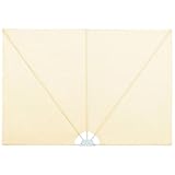 Vopese Faltbarer Terrassen-Seitenfächer Creme 300×200 cm Markisen und Sonnenschutz für den...