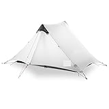 HJUGHPN Zelte Outdoor Ultraleichtes Campingzelt ohne Stab (grau, 2P, 3 Jahreszeiten)